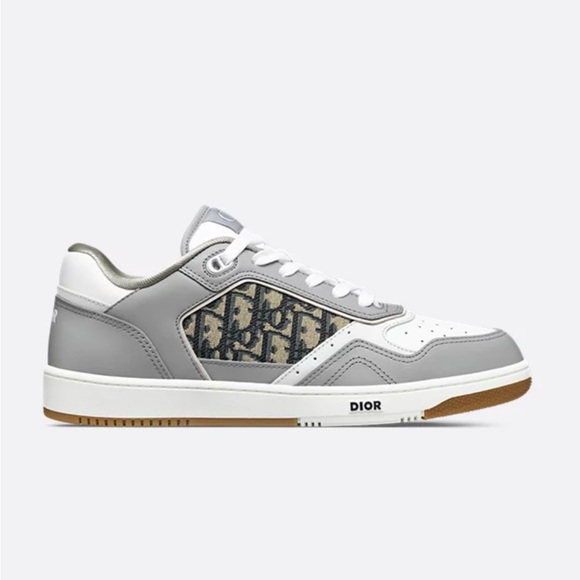 Dior B27 low Men's White and Gray Sneakers - Picture 1 of 2